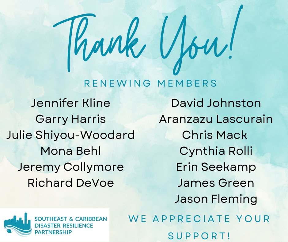 SCDRP_resilient's tweet photo. Thank you to our members who renewed their membership this year! https://t.co/09Mx3KxKAi