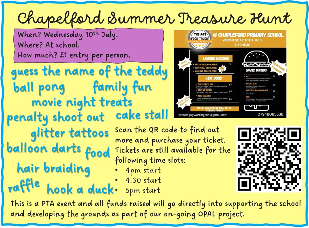 🗺️ Chapelford Treasure Hunt🗺️