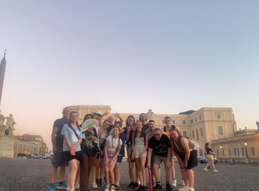 OutwoodFoxhills's tweet photo. After a traditional Italian meal, we visited one of the most iconic sites - Trevi Fountain. So beautiful at night, everyone tossed a coin to ensure a return visit.
@centreforlatin 
#FirstclassFoxhills https://t.co/eu3KA8xnxq