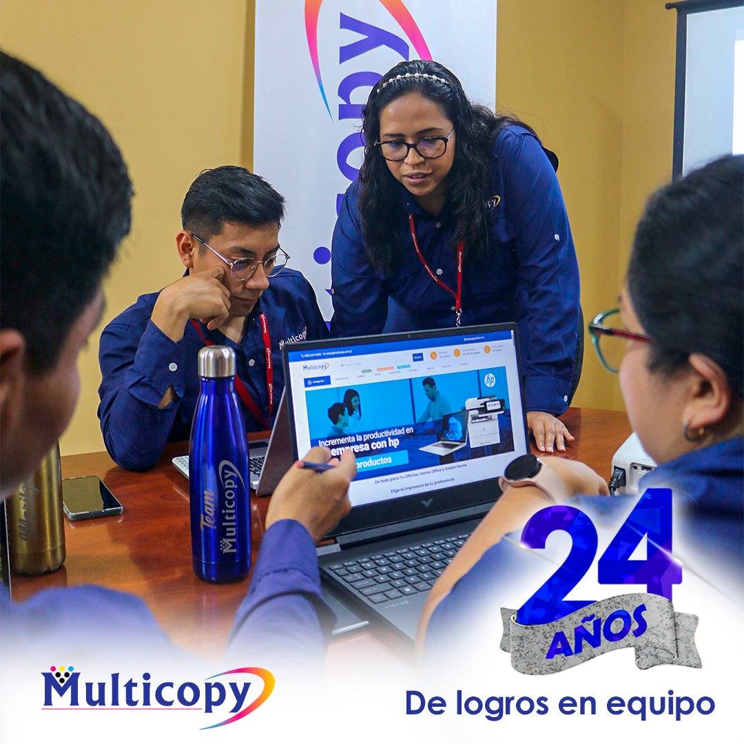 multicopyguate's tweet photo. 🎊 Celebramos 24 años de colaboración y crecimiento. Cada logro es un testimonio de nuestro increíble equipo. ¡Gracias por su compromiso! 🎯 https://t.co/qk1sJdJvkV