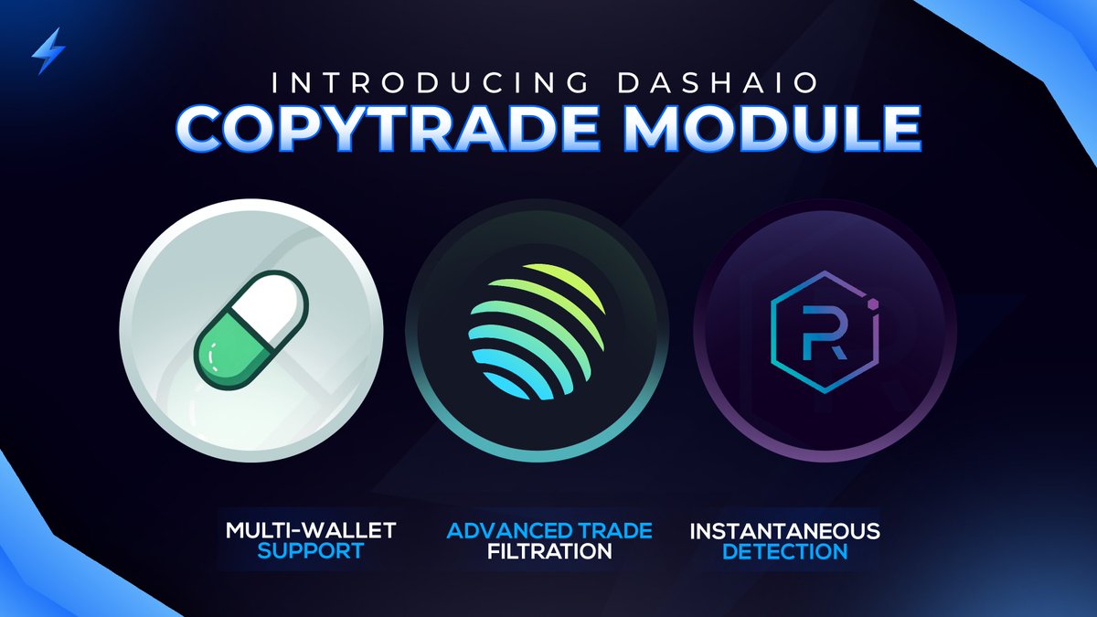🥱 Want to copy your favorite shitfluencer or have no time to setup? DashAIO has you covered with our new Copytrade module.

🏆 Don't miss out, join now: magiceden.io/marketplace/da…