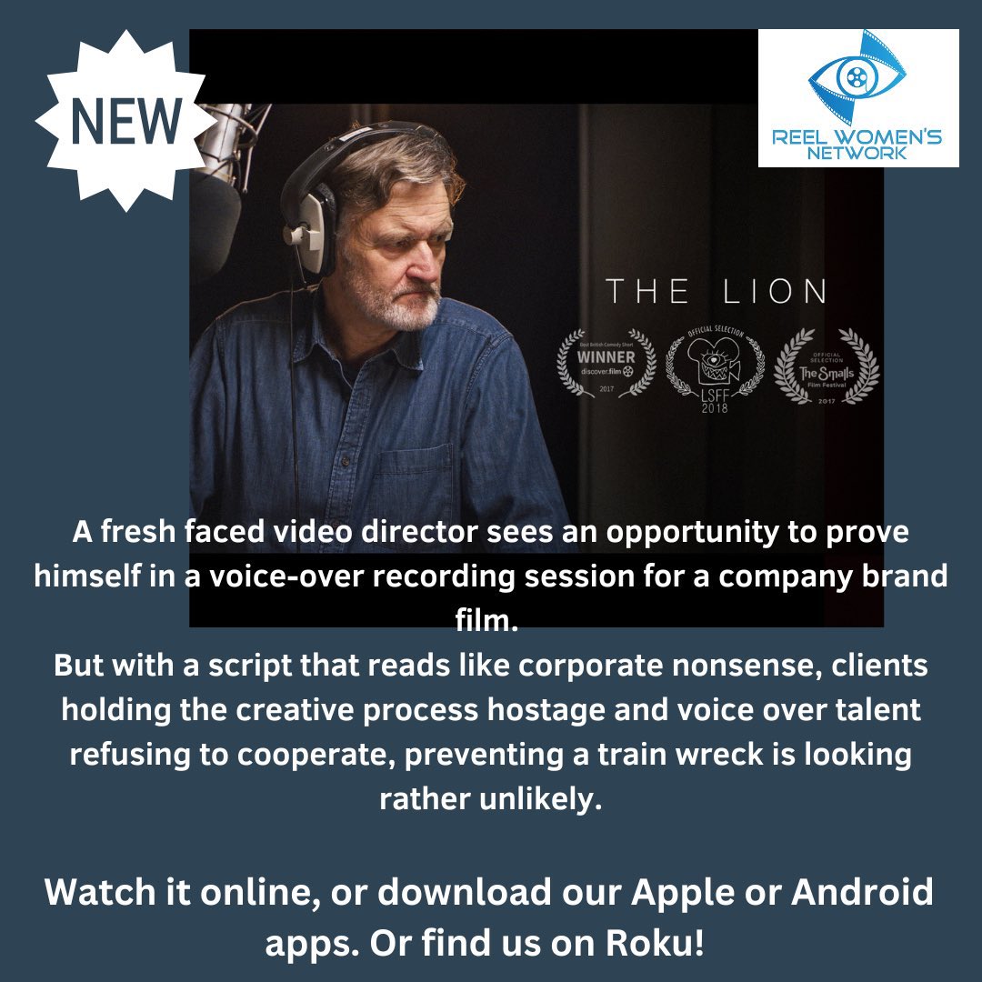 ReelWomensNetw1's tweet photo. #Comedy
This voice-over actor has just about had enough.
Cast: #NeilMcCaul #LeventeMolnar #EdColeman
#TheLion #shortfilm #BritishComedy https://t.co/8ELgdFa1aS