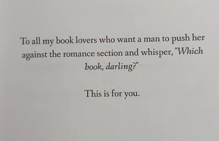 gelsbelovedfitz's tweet photo. If I open a book and the dedication looks like this I'll DNF so fast... This makes me cringe omg 😭😭😭 https://t.co/BuwP7rnRHU