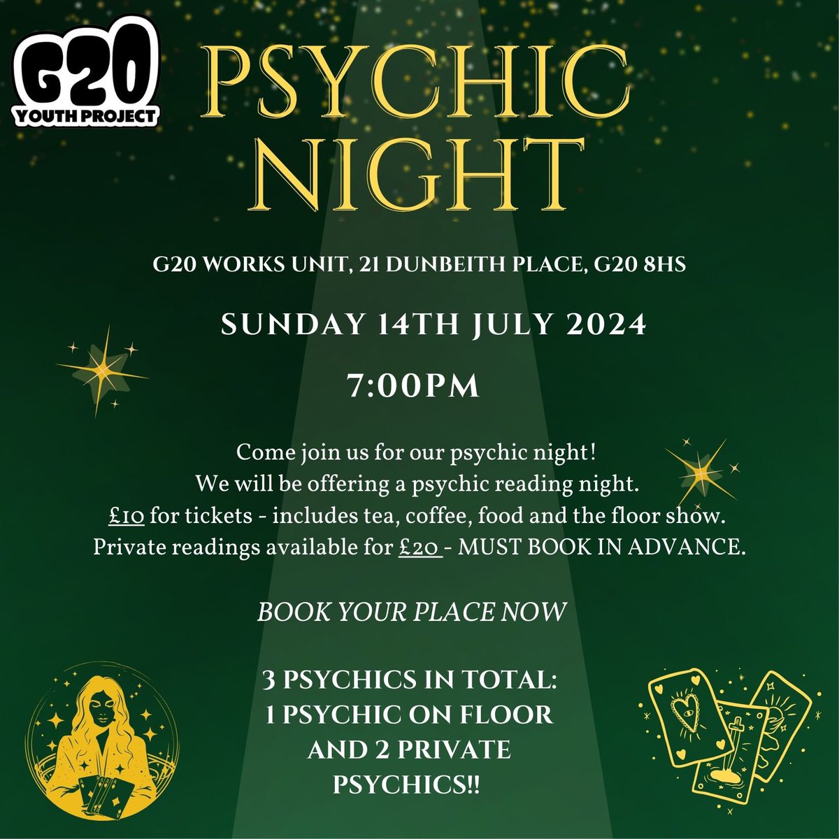 Book tickets for Psychic night <a href="/G20/">G20</a> to raise funds for our holiday programme citizenticket.com/events/g20-you…

🔮🖤👇🏻