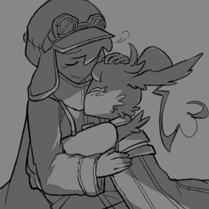 sometimes just like to draw cuddles 
or maybe it is most of the time 