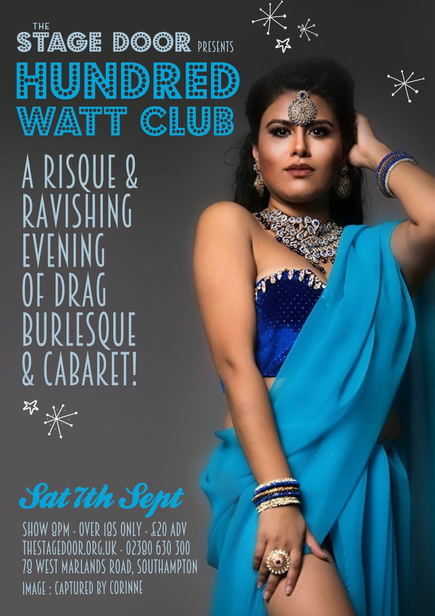 PSSST! Our next #Southampton show is quickly approaching 😱 It's gonna be an absolute stormer at <a href="/TheStageDoorSO/">The Stage Door</a> , starring our favourite Bollywood burlesque beauty Pat Elle!

Tickets available now: thestagedoor.org.uk/product.php/87…