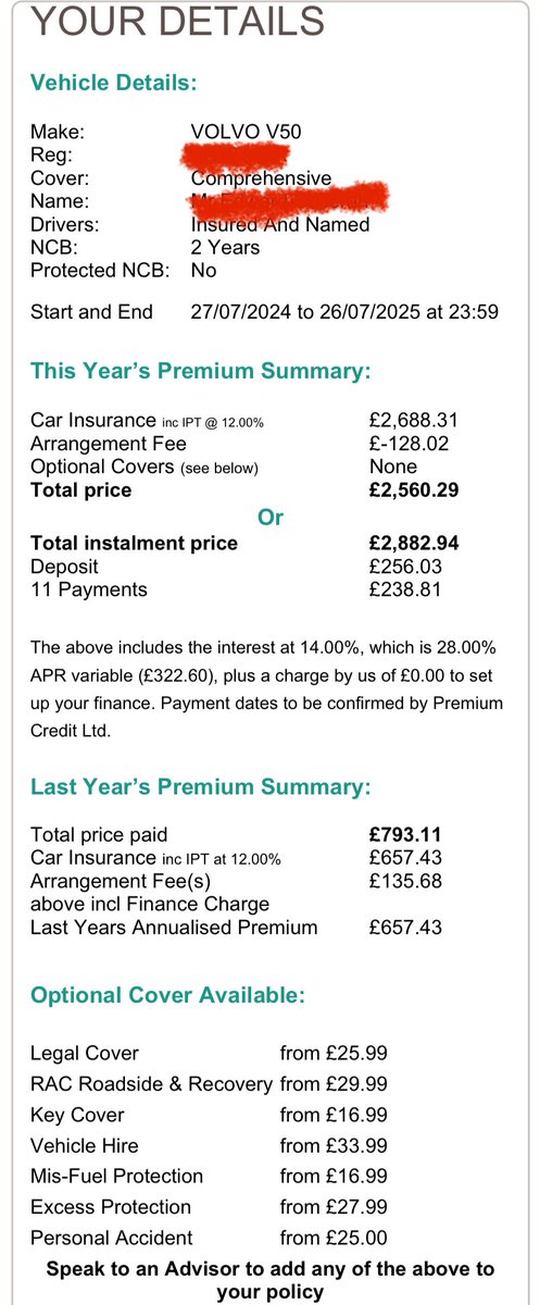 edcollo's tweet photo. @GoSkippy Gone up? You mean more than trebled! Think I’ll be Going Skipping to another insurer 🦘 as your clearly having a laugh with that quote 🤪😂 https://t.co/9uLBu8Iv8X