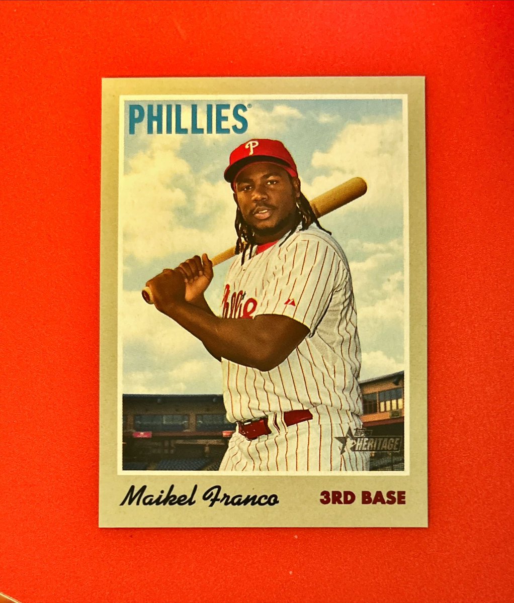 Day 127:

2019 Topps Heritage

Base Mini Set #’d 72/100

Maikel Franco

#phillies #baseballcards