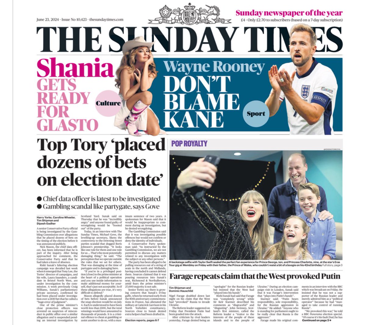 Brilliant have Feargal in Hemel.