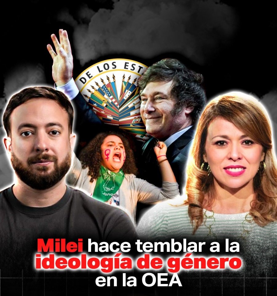 El Gobierno de <a href="/JMilei/">Javier Milei</a> encabezó la batalla cultural en el Continente en la #AsambleaOEA 2024 en Paraguay y propone una perspectiva de vulnerabilidad que supera a la de género. Entiéndelo todo en la entrevista de <a href="/AgustinLaje/">Agustín Laje</a> a Neydy Casillas 👉 youtube.com/live/bgncTPzl5…