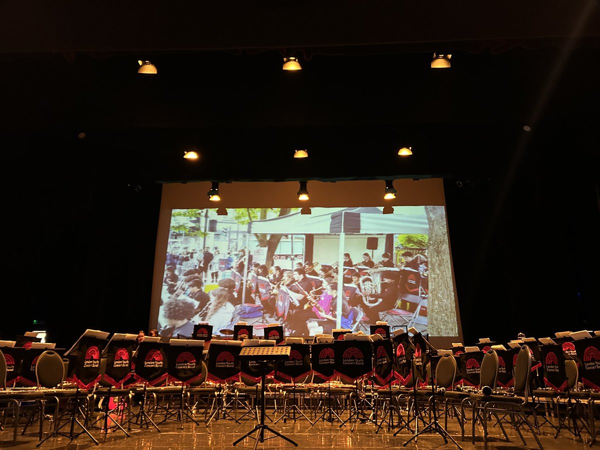 Having a lovely evening at the London Youth Concert Band concert at <a href="/artsdepot/">artsdepot</a>  supporting one of my <a href="/SaracensHighSch/">Saracens High School</a>  students.