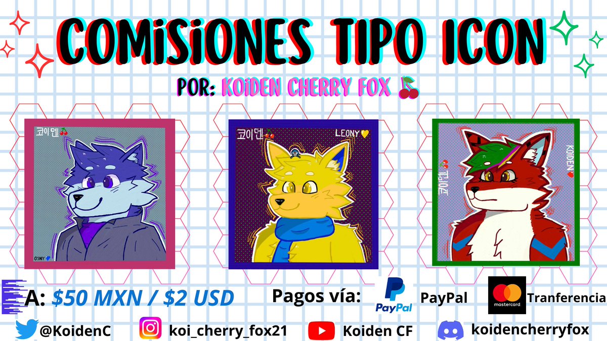 KoidenC's tweet photo. ✨[ENG] Hello Fluffy, I make Icon commissions, for only $50 MXN/$2 USD any detail or costume can be added not cost 🌻

✨[ESP] Hola Fluffy, Hago comisiones tipo Icon, por solo $50 MXN/$2USD  cualquier detalle o vesturio se puede aderir sin ningun costo 🪻

Have a nice day 💖 https://t.co/RoIIuFx1q3