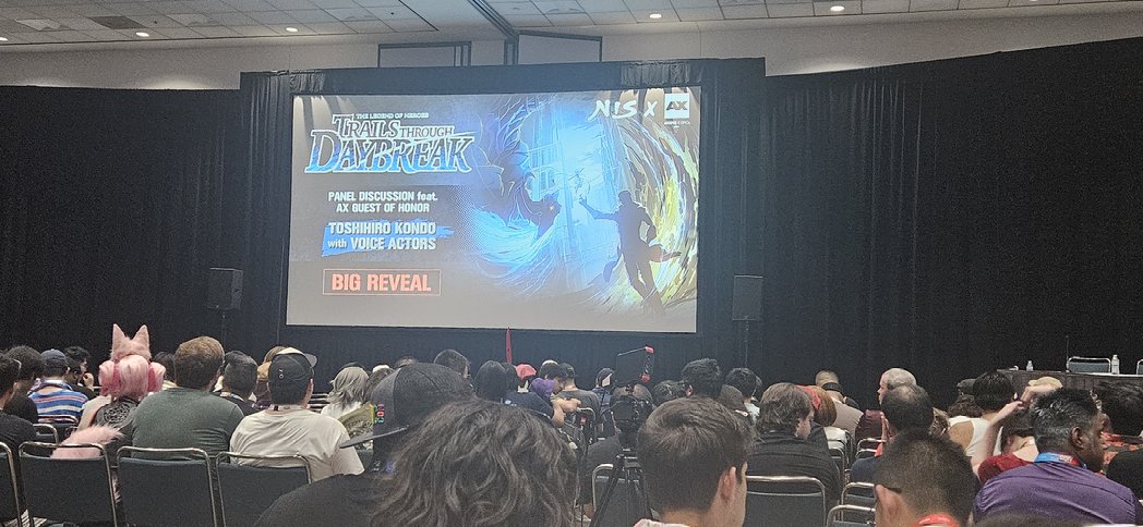 TalesFan93's tweet photo. At the Trails through Daybreak panel at AX today. https://t.co/fBW2NPbc2O