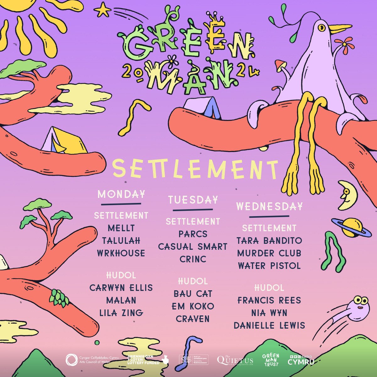 Can't wait to play this magical stage at <a href="/GreenManFest/">Green Man</a> on August 14th!

See you at the Settlement! 😎✨️

.
#greenmanfestival #breconbeacons #wales
