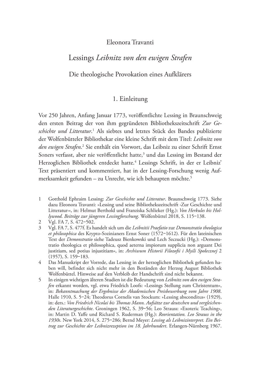 HannesKerber's tweet image. Eleonora Travanti (@ATrabant) widmet sich in ihrem 😎Beitrag zu &quot;Praktiken der Provokation&quot; einem schwierigen theologischen Beitrag #Lessing|s über die Höllen-Theologie von #Leibniz. 

Erscheint schon übermorgen! 🥳🥳

Jetzt vorbestellen: wehrhahn-verlag.de/public/index.p… @MatthiasWehrha1
