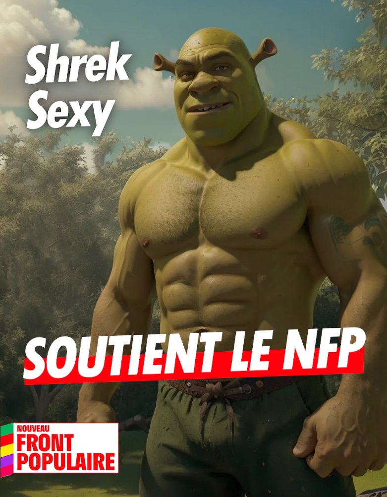 7KroNe's tweet image. Je suis désormais convaincue de voter NFP dimanche.

Merci Shrek de te battre pour nos droits 🙏