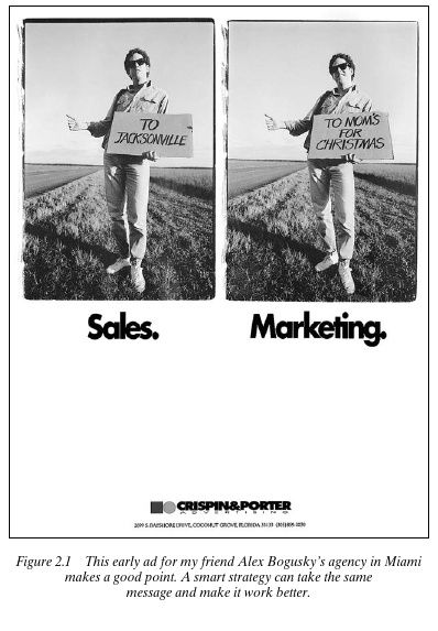 sales vs. marketing in 1 photo
