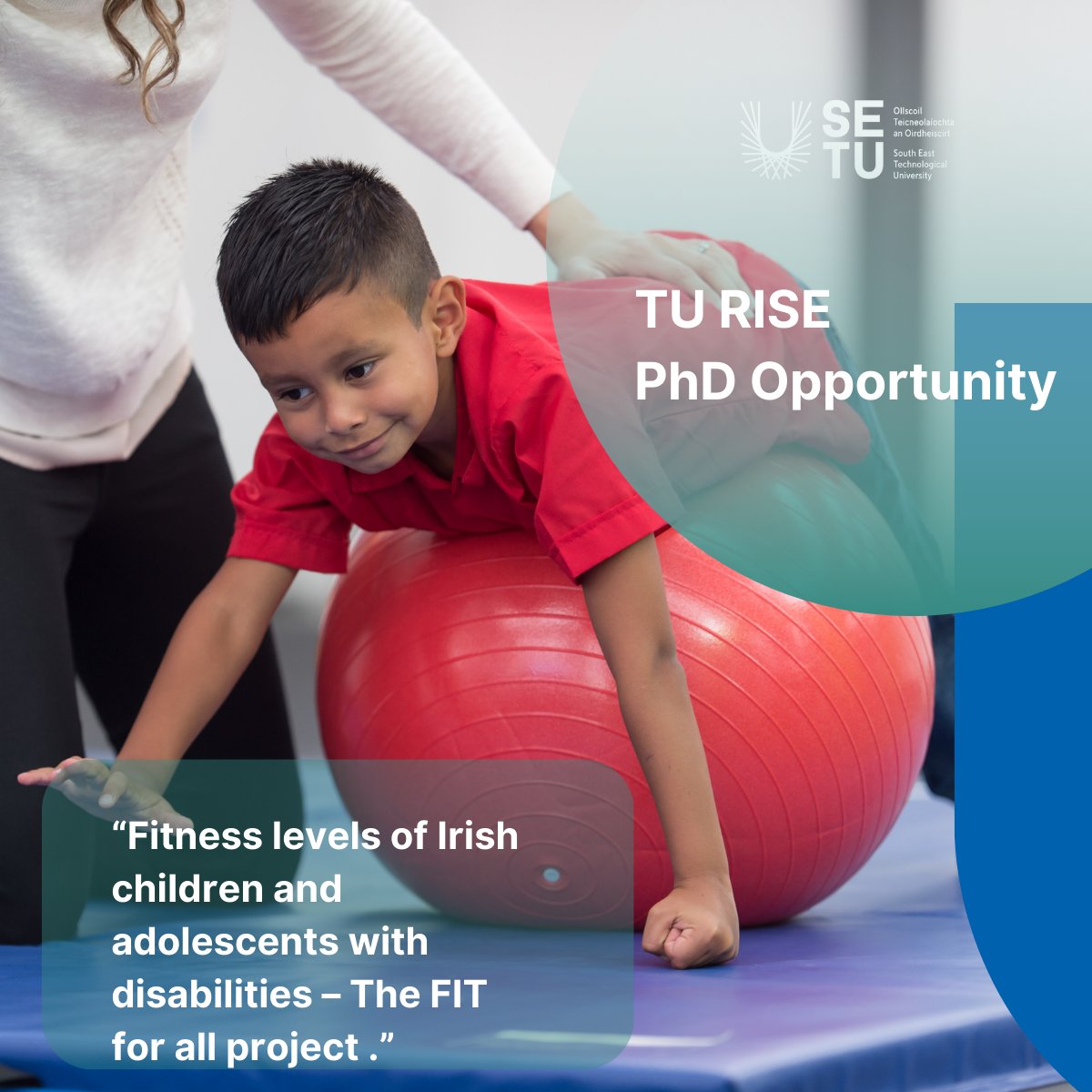 SETU_Research's tweet image. Postgraduates!
It's an exciting time here at SETU as we have many PhD Opportunities available...
From projects to assist teenage girls in co-creating social media literacy programmes, assessing the fitness levels of children with disabilities, to "Unmasking AI-Generated…