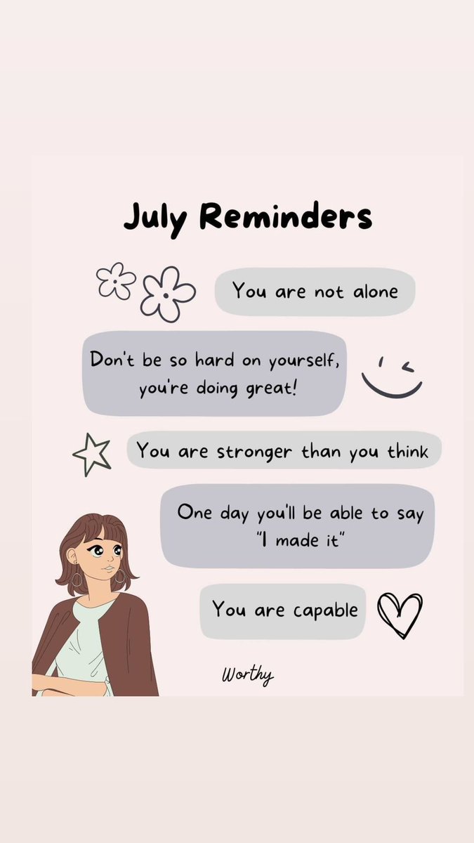 Doc_Shumaila's tweet image. July Reminders 🌸🌟 #Bekind #Alhamdulillah