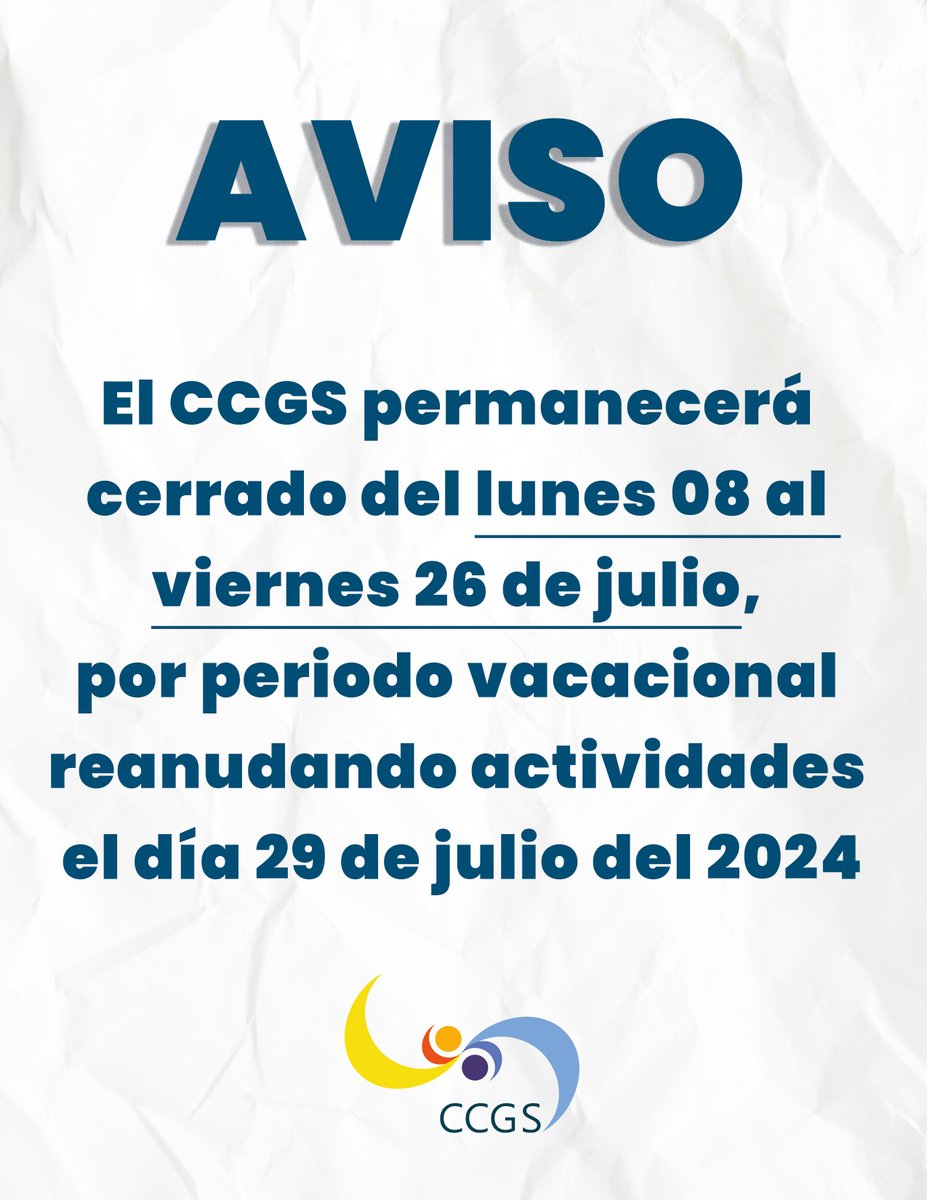 CCGS (@centrocgs) on Twitter photo 