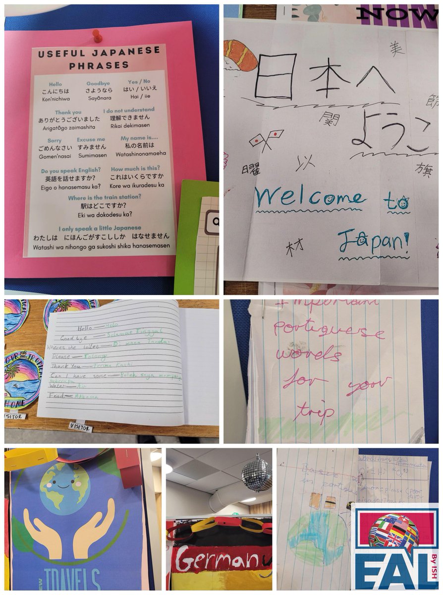 The Year 5 team held its closing #BonVoyage IPC exit point by creating travel booths about #sustainable holidays. Persuasive advertisements were presented authentically to parents in the language of the country and English. #AllLanguagesMatteratISH