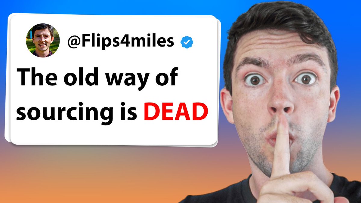 flips4miles's tweet image. I dropped a FULL two hour Amazon FBA product sourcing guide.

I could easily sell it for $697 but today its yours free.

Want the free game?

Reply &quot;FBA&quot; to this tweet and I&apos;ll send it over