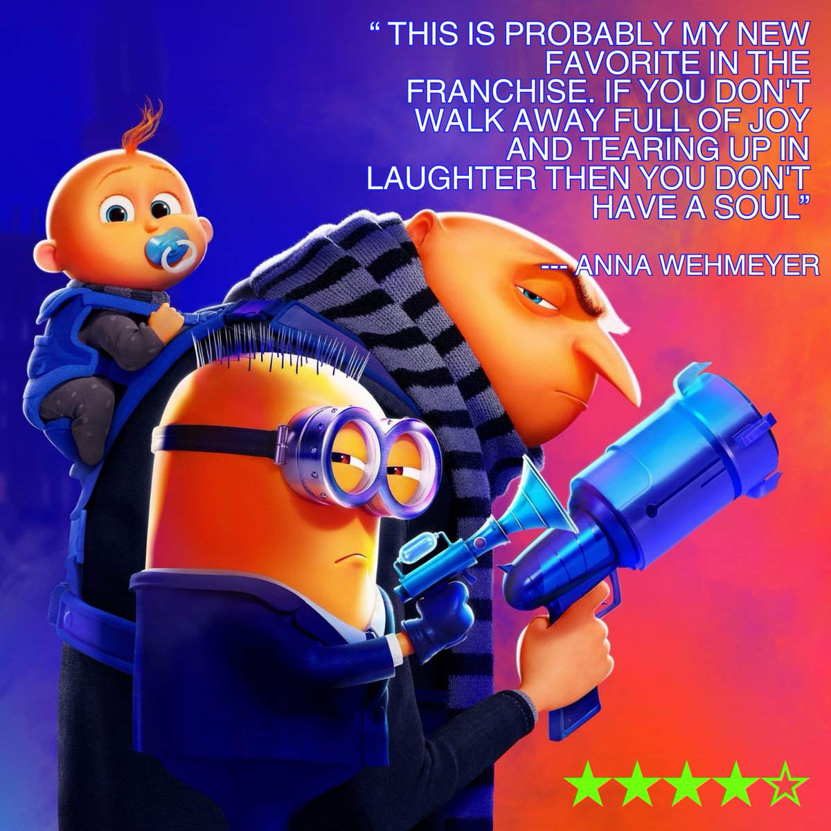 In the first Despicable Me movie in seven years, Gru, the world’s favorite supervillain- turned-Anti-Villain League-agent, returns for an exciting, bold new era of Minions mayhem in Illumination’s Despicable Me 4. 
Tickets, as always, 🔗 yukonfilmsociety.com