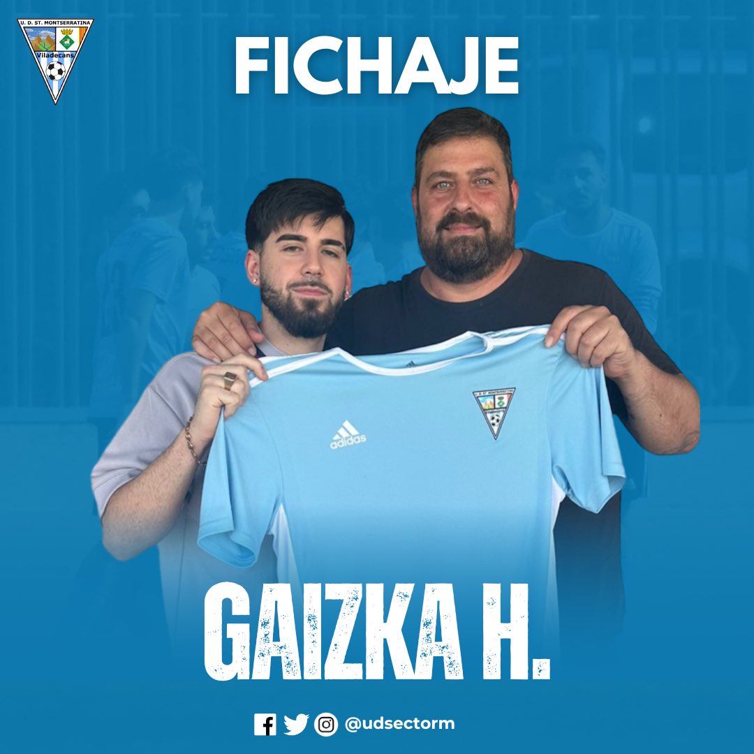 udsectorm's tweet photo. FICHAJE | 🤝🏻
🪄 El atacante Gaizka Herrada se une al primer equipo azul, procedente del filial del @UD_Viladecans. Añadimos talento al equipo.
#VamosSector https://t.co/RzjQkO404a