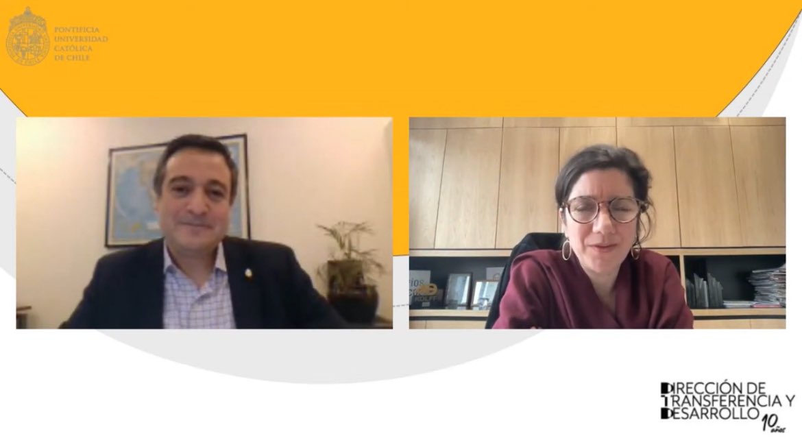 ESTUVO MUY INTERESANTE! 📽️
Les comparto la grabación del webinar organizado por la Pontificia Universidad Católica de Chile sobre el Proyecto de Ley de Transferencia Tecnológica de 🇨🇱 

lnkd.in/ef_atFdE