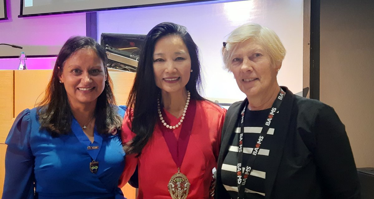 BAOMS (@baomsofficial) on Twitter photo #BAOMS2024 concluded with <a href="/DhariwalDaljit/">Daljit Dhariwal</a> handing over the <a href="/BAOMSOfficial/">BAOMS</a> presidency to <a href="/KathyFanSurgeon/">Prof KathyFan PhD, FRCSEd, FDS RCSEng, FRCS OMFS</a> (middle), below with Maire Morton, our only 3 #female #presidents to date.
Congratulations!
#omfs #WinS #SWiMS #BAOMS2024 concluded with <a href="/DhariwalDaljit/">Daljit Dhariwal</a> handing over the <a href="/BAOMSOfficial/">BAOMS</a> presidency to <a href="/KathyFanSurgeon/">Prof KathyFan PhD, FRCSEd, FDS RCSEng, FRCS OMFS</a> (middle), below with Maire Morton, our only 3 #female #presidents to date.
Congratulations!
#omfs #WinS #SWiMS