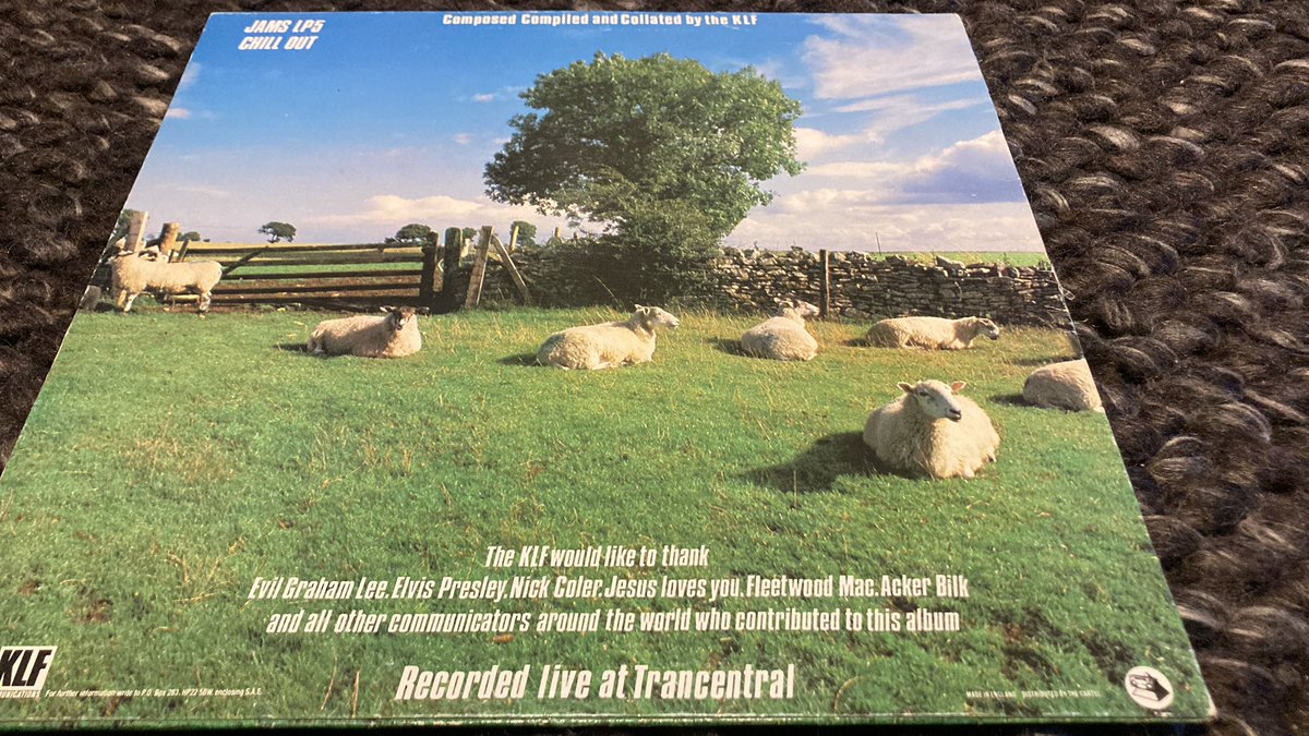 Spacing out to The KLF Chill Out