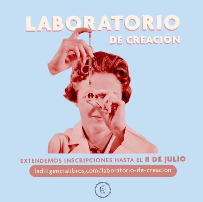 ¿Tienes un proyecto de escritura y no encuentras el espacio para desarrollarlo? ¡Inscríbete al Laboratorio de Creación!

Nueve editores y siete escritores acompañarán tu proceso durante ocho semanas.

👉 Inscríbete o conoce más sobre el programa: ladiligencialibros.com/laboratorio-de…