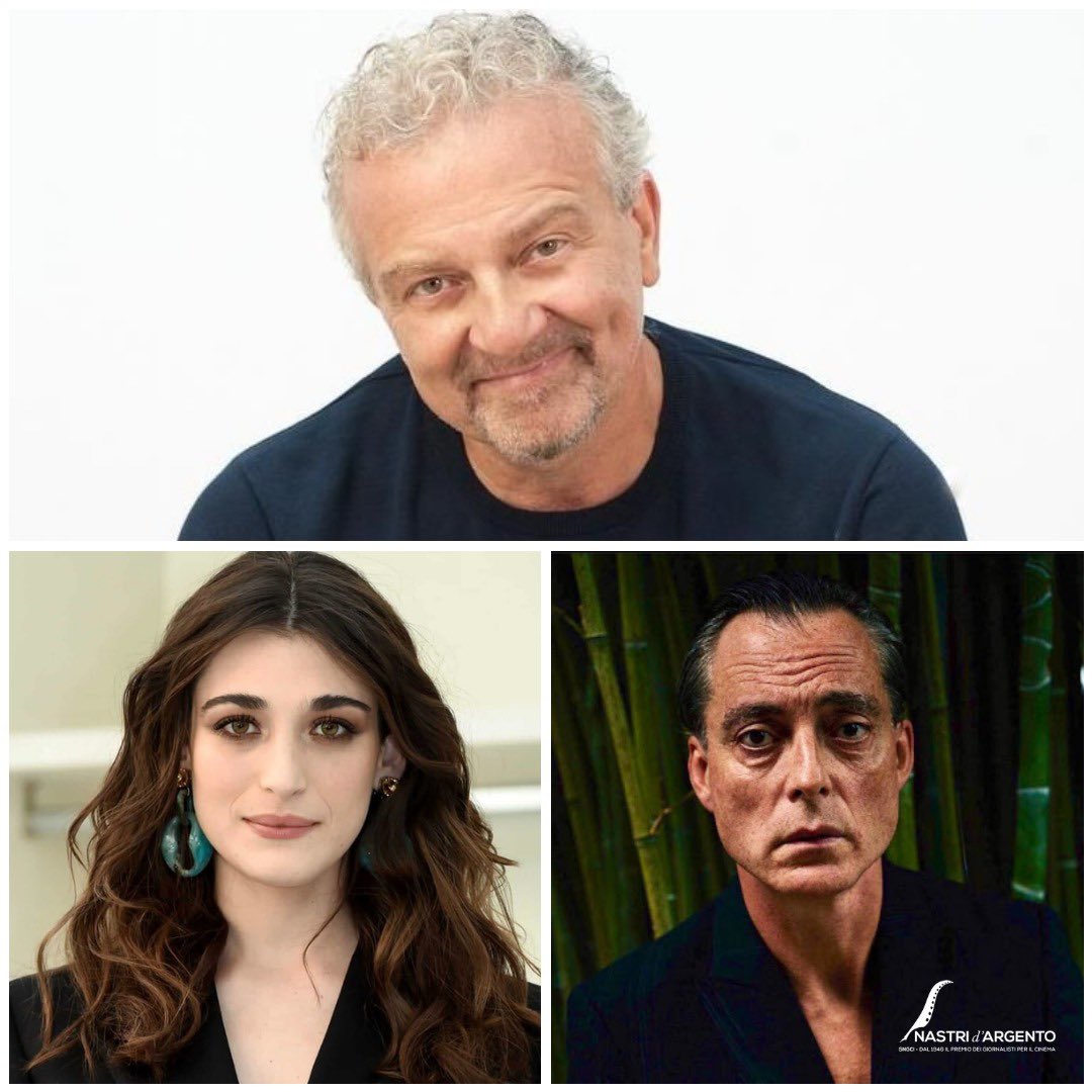 nastridargento's tweet image. In arrivo a Taormina nella serata speciale dei #nastridargento che inaugura la 70ma ed. del @TaorminaFilmFe1 Giovanni Veronesi con Pilar Fogliati e Maurizio Lombardi, Emanuela Fanelli Premio Manfredi 2024 con Claudio Bisio, Margherita Buy e Alessio Vassallo.