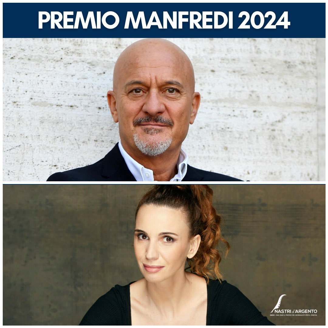nastridargento's tweet image. In arrivo a Taormina nella serata speciale dei #nastridargento che inaugura la 70ma ed. del @TaorminaFilmFe1 Giovanni Veronesi con Pilar Fogliati e Maurizio Lombardi, Emanuela Fanelli Premio Manfredi 2024 con Claudio Bisio, Margherita Buy e Alessio Vassallo.