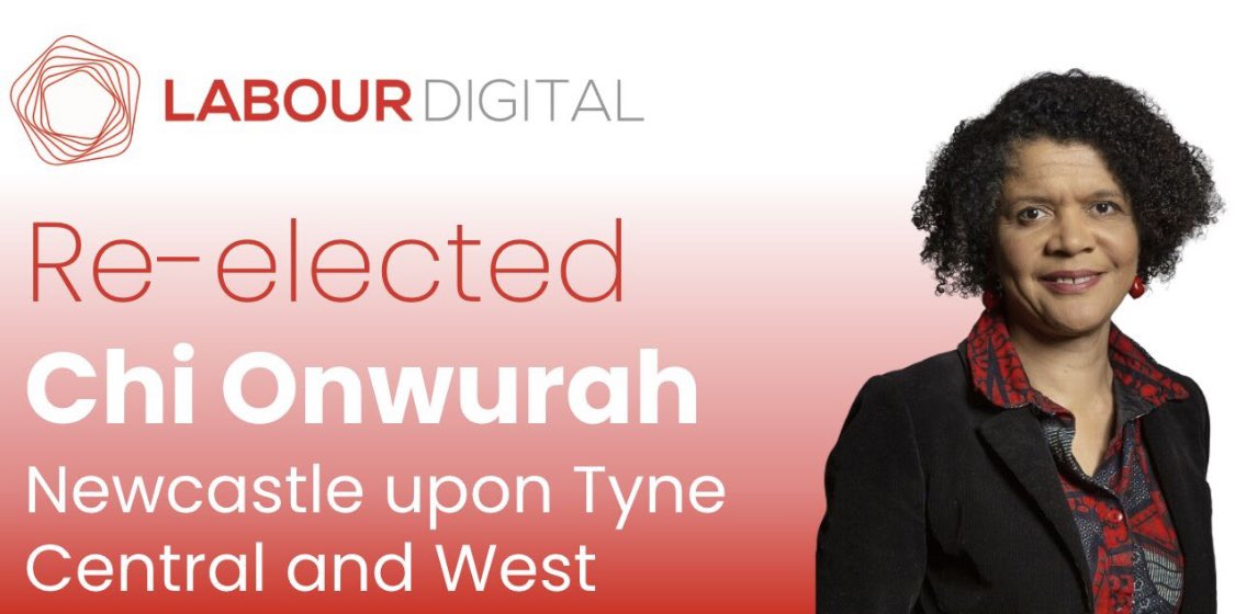 Labour Digital (@uklabourdigital) on Twitter photo Congratulations <a href="/ChiOnwurah/">Chi Onwurah 💙</a>! Delighted to have someone with your significant experience returning Congratulations <a href="/ChiOnwurah/">Chi Onwurah 💙</a>! Delighted to have someone with your significant experience returning