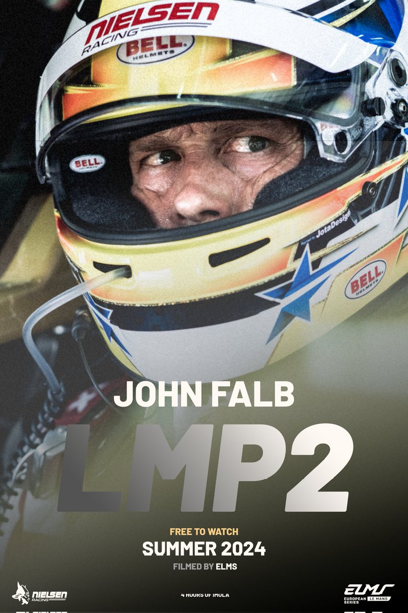 Finally, official.

John Falb stars in LMP2, coming to  ̶c̶i̶n̶e̶m̶a̶s̶ your screen Summer 2024.

Sneak Peek this Sunday at the 4 Hours of Imola.

#ELMS #F1Movie