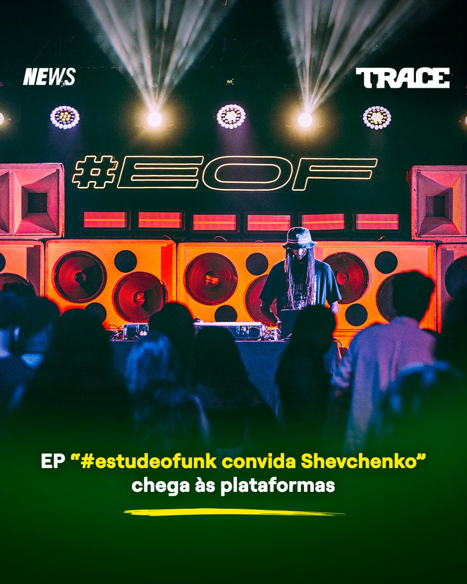 trace_brasil's tweet photo. 🎶 O EP “#estudeofunk convida Shevchenko” finalmente chega às plataformas! Este projeto reúne o precursor do brega funk pernambucano com artistas do programa em uma fusão única de ritmos e culturas.
Confira em nosso site!
https://t.co/1k4cZjX9qV https://t.co/xdQm8bjnpU