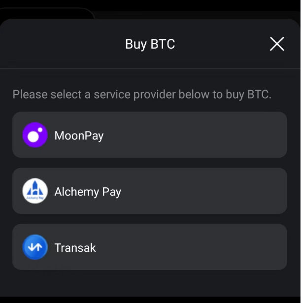 unisat_wallet's tweet photo. 📢#UniSat Android app version v0.2.14 Updates

📲 What's new:
✅Support for Keystone hardware wallet @KeystoneWallet
✅Added BTC purchase options via Alchemy Pay @AlchemyPay  and Transak @Transak

🔥Update now and enjoy these new features!