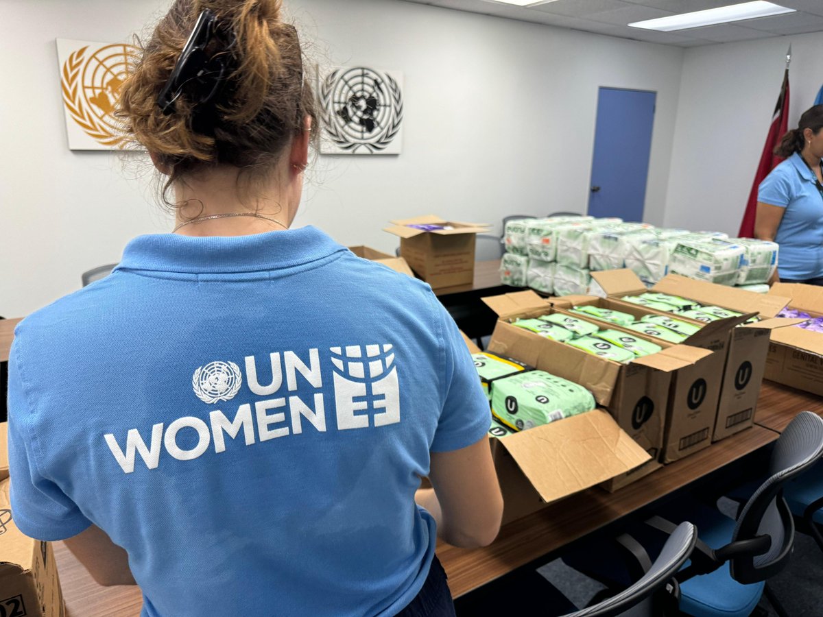 unwomencarib's tweet image. @unwomencarib stands with those affected by Hurricane Beryl.
We are working closely with the UN System under the coordination of @cdemacu and the National Governments.
๐ท Our first shipment of "Share the Care Packs" has arrived in ๐ป๐จ.
This is how we build back better and equal.