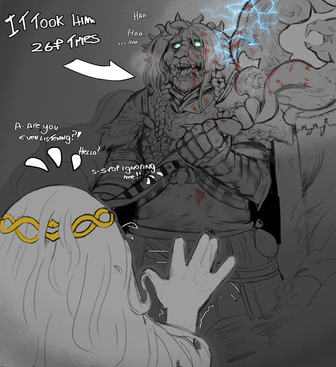 something tells me hes tired of these demigods