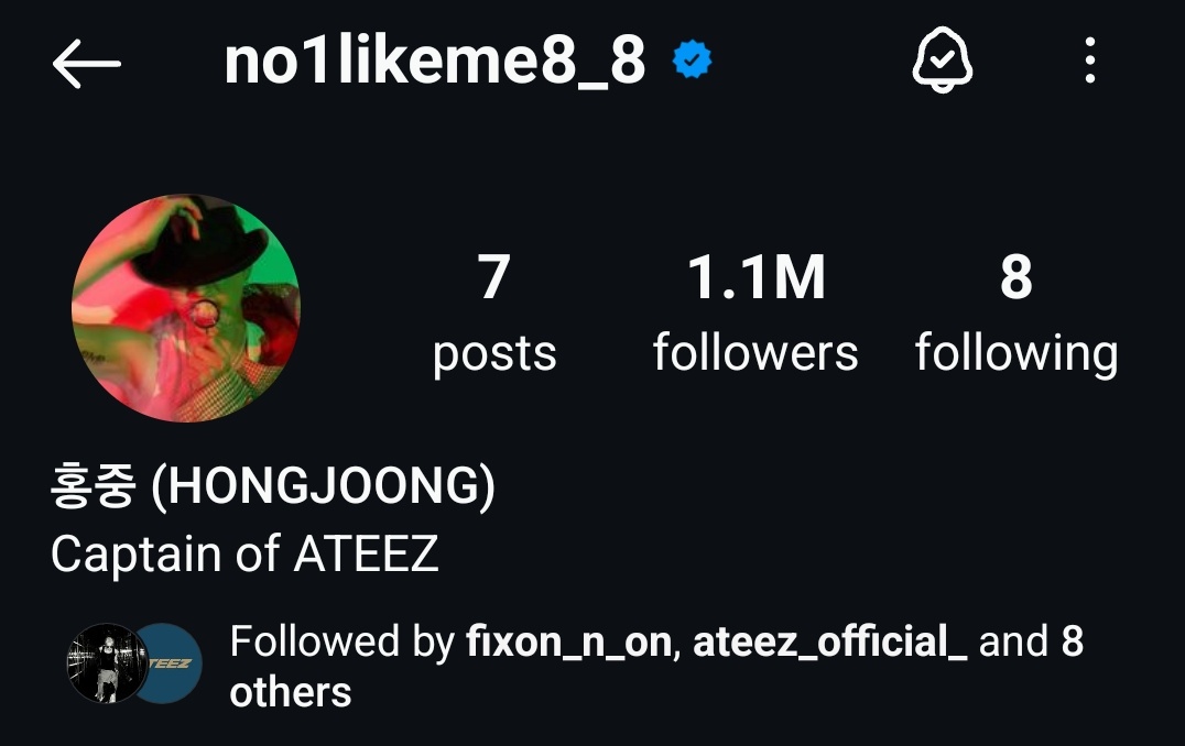 1024updates's tweet photo. Hongjoong changed his instagram bio
‘Captain of ATEEZ’

#ATEEZ #에이티즈 #HONGJOONG https://t.co/UBRsxnWlN6