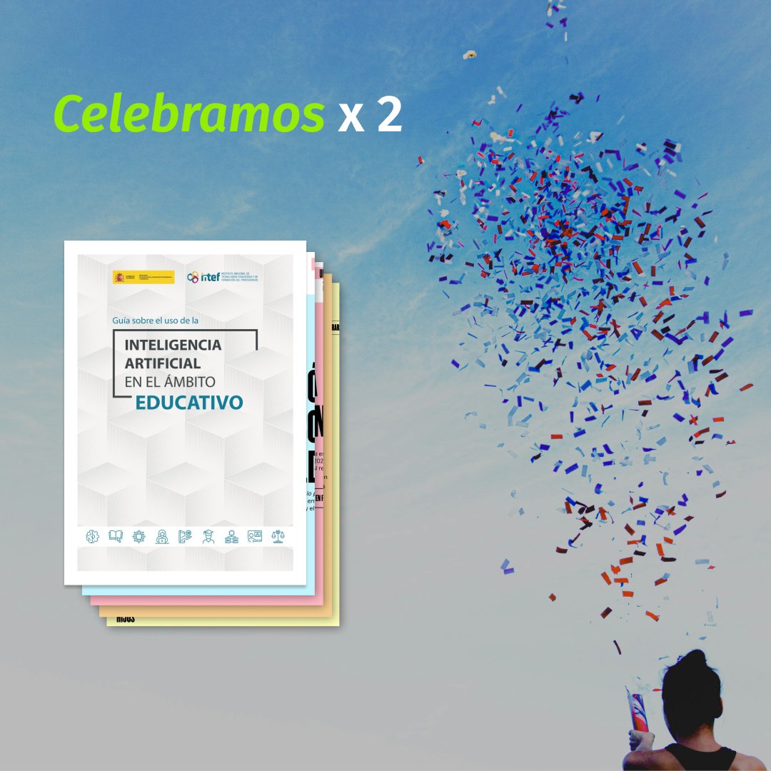 🥳 ¡¡Muy contentos por partida doble!! 🎉

☝️Nueva publicación de <a href="/educaINTEF/">Educación INTEF</a>: "Guía sobre el uso de la IA en el ámbito educativo"
✌️Aparecemos en sus referencias recomendadas como autores de "Los algoritmos a examen" 😍

Descarga guía 👉 bit.ly/3RXO6aF

<a href="/FundacioBofill/">Fundació Bofill</a>