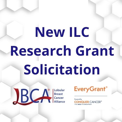 LBCA is announcing another ILC grant solicitation for two ILC research grants of $50K each in partnership with the American Society for Clinical Oncology (ASCO) and two generous partners. More info here: society.asco.org/career-develop… read the RFP here: society.asco.org/sites/new-www.…
