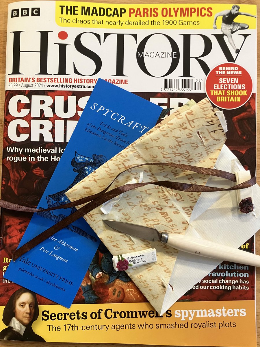 elegantfowl's tweet photo. When Robert #Cecil needed a bit of #Spycraft he sent for early modern Q Arthur Gregory – Cromwell went further, employing specialists in a permanent letter-interception unit under the guise of the Post Office. See more in August’s #BBCHistoryMagazine @HistoryExtra @YaleBooks https://t.co/u0iaADhRPh