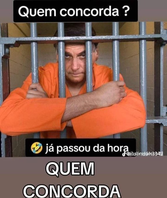 Moraes tá vindo pra cima, a hora de Bolsonaro preso tá chegando.

E aí pessoal, vocês concordam, SIM ou NÃO ??? 👇