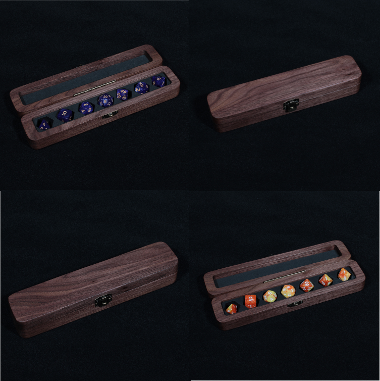 TheEnginarium's tweet image. The first run of walnut dice boxes are now in the store! This is a limited set of unique boxes, free dice, free delivery. Also available is &quot;the Pale King&quot; dice box, a single exclusive version of the set.

#dicebox #ttrpg #tabletopgaming #custom #DND