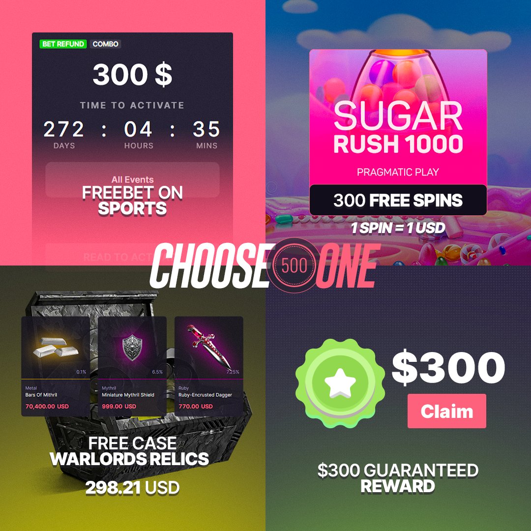 500 Casino tweet media