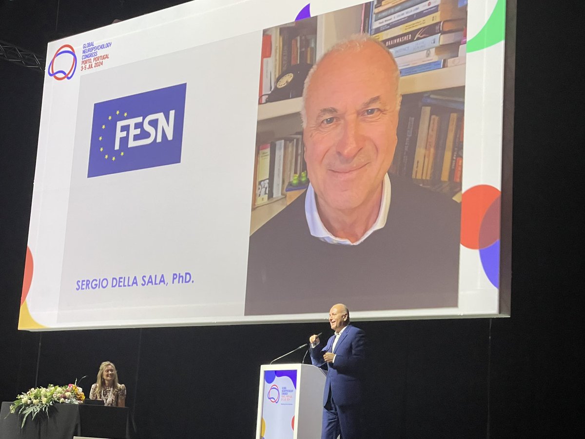 Congratulations to Prof Sergio Della Sala on being awarded the <a href="/FESN_EU/">FESN</a> Global Ambassador Award - great acceptance speech with a call to action to reclaim the dissemination of research 🎉 <a href="/INSneuro/">INS</a>