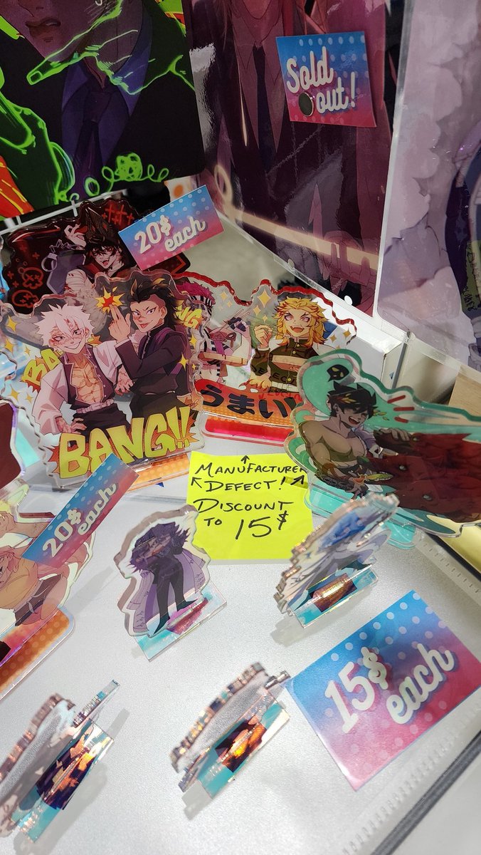 RKSHI_'s tweet photo. wheew day 2!! I had some issues with my restocks on a few standees 🥲 so they are discounted! (1/2) https://t.co/gxsxBK6Lxb