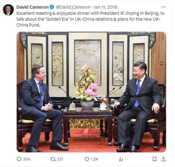 THodson59's tweet photo. #CallMeDave was given a place in the Lords to facilitate his role as Foreign Secretary.
Now that he has been replaced by Mr Lammy (you really would not want that on your cv btw) will Dave resign his seat? https://t.co/9DriJEYZI2